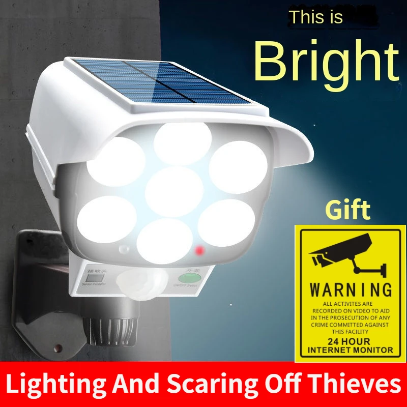 Smart Garden Solar Lights - Наружный солнечный свет, датчик движения, камера
