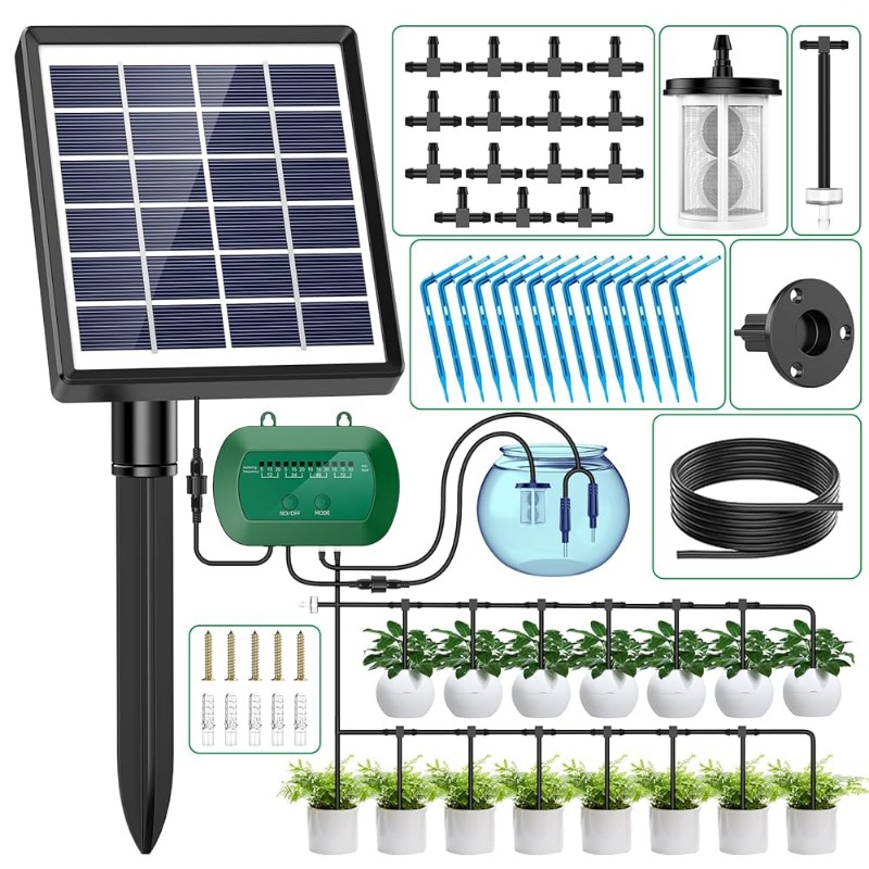 Smart Garden Greenhouse - Интеллектуальный ирригационный комплект на солнечной батарее