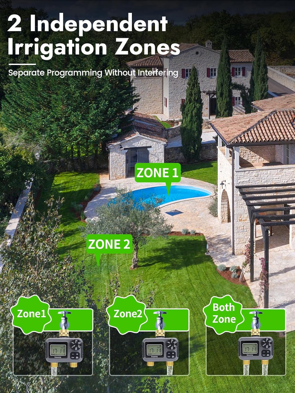 Двойные розетки, умная система – обзор и цена Smart Garden Monitoring System