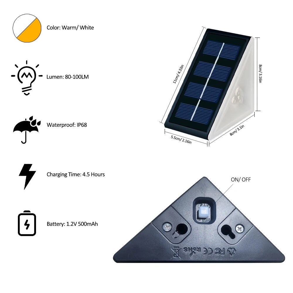 Наружные солнечные ступенчатые – обзор и цена Smart Garden Solar Lights