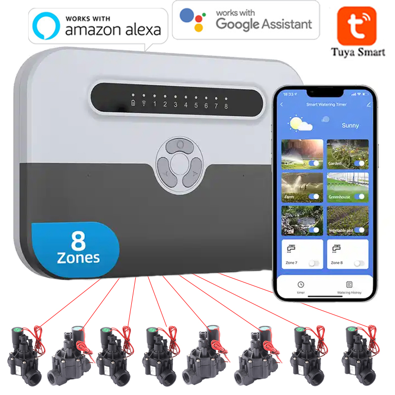 8-канальный Wi-Fi контроллер д – обзор и цена Smart Garden Monitoring System