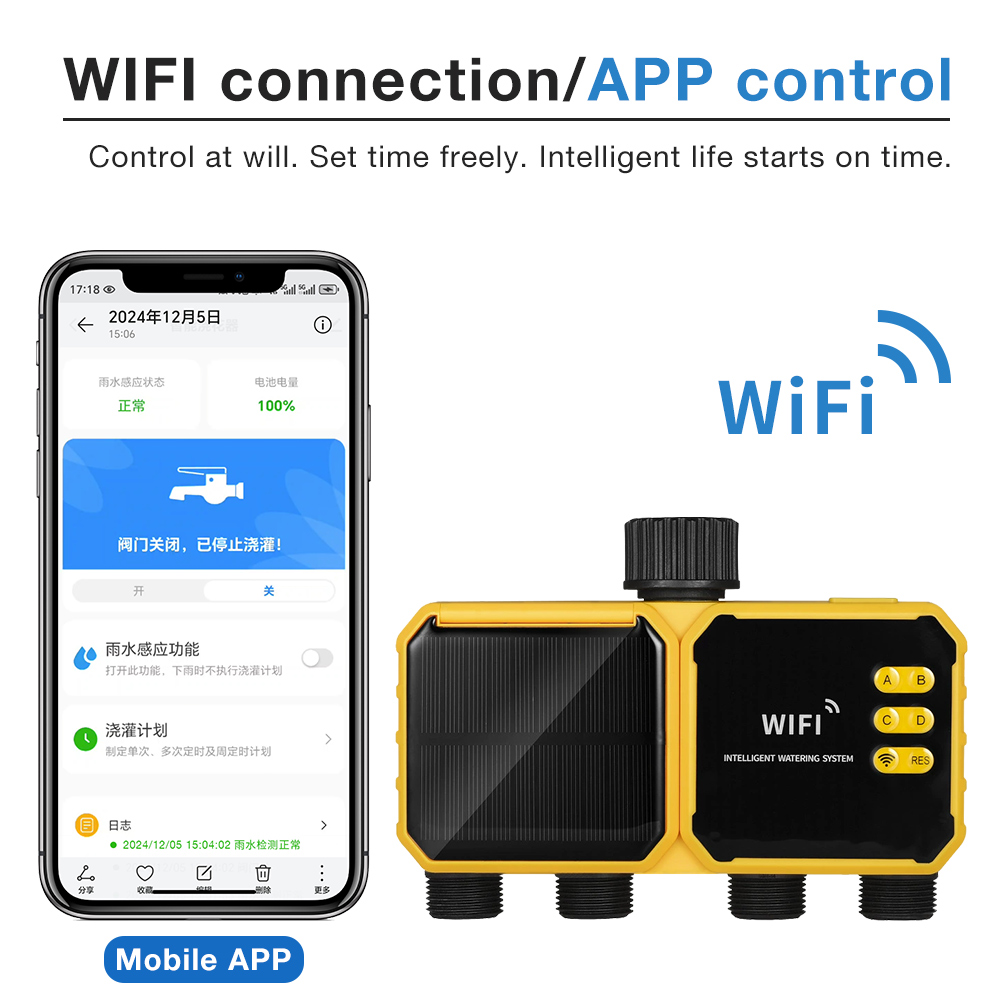 Wi-Fi таймер для полива на сол – обзор и цена Smart Garden Monitoring System