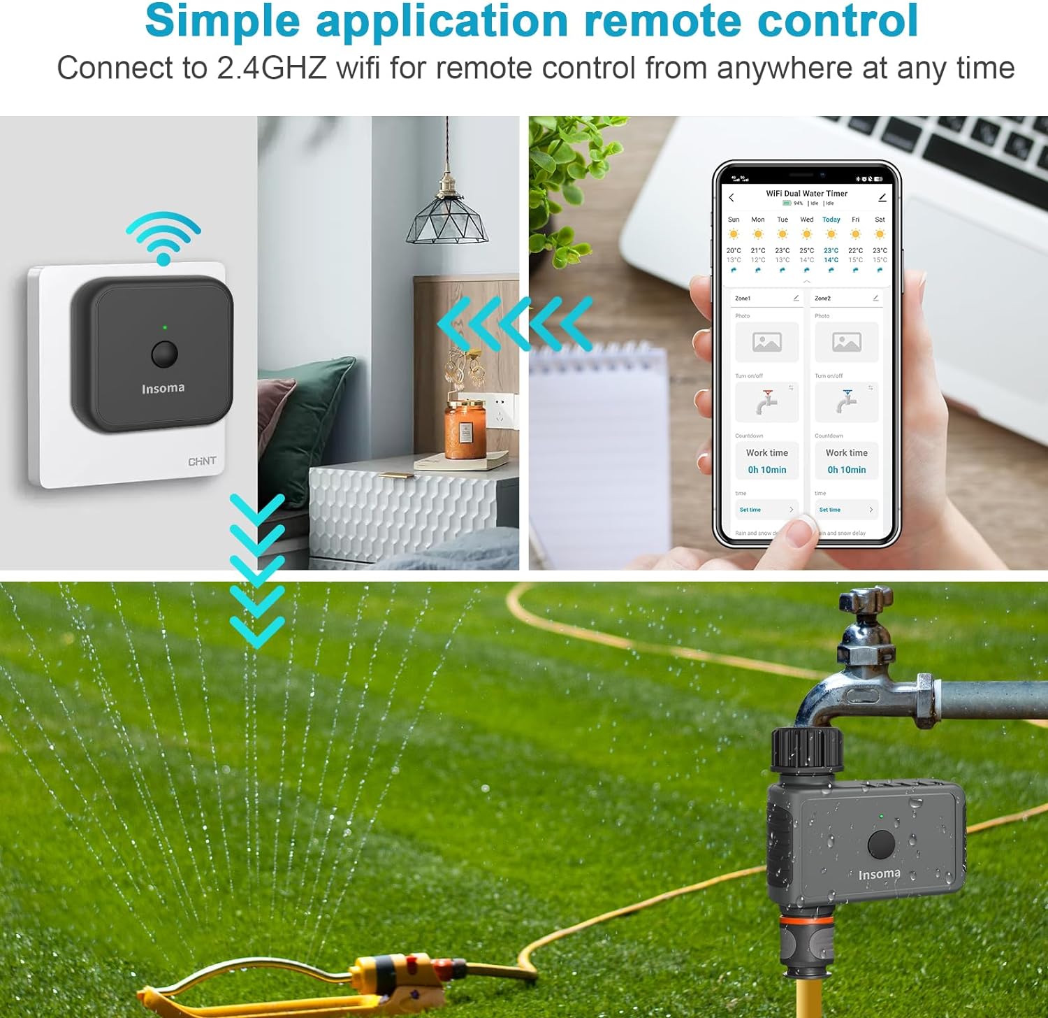 Insoma Wi-Fi автоматический та – обзор и цена Smart Garden Monitoring System