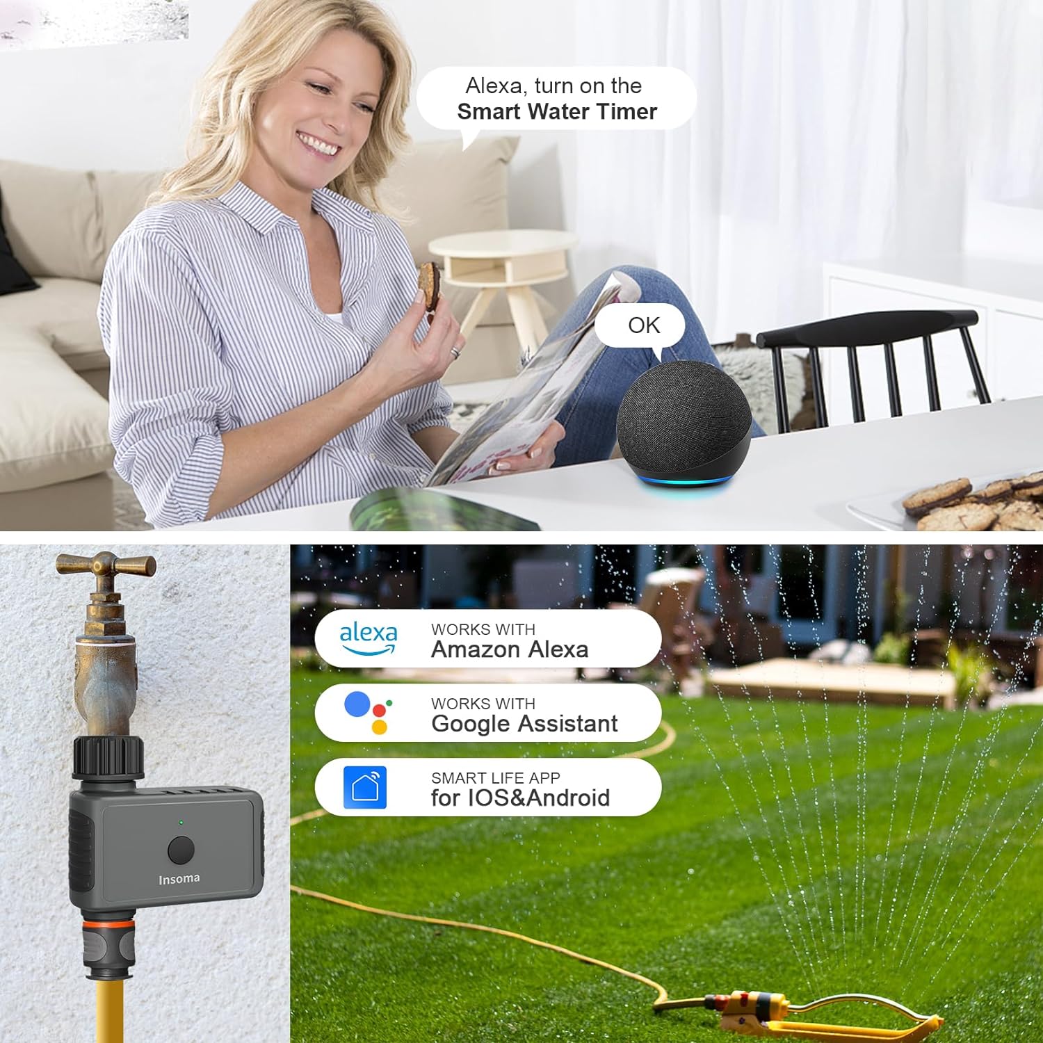 Insoma Wi-Fi автоматический та – обзор и цена Smart Garden Monitoring System